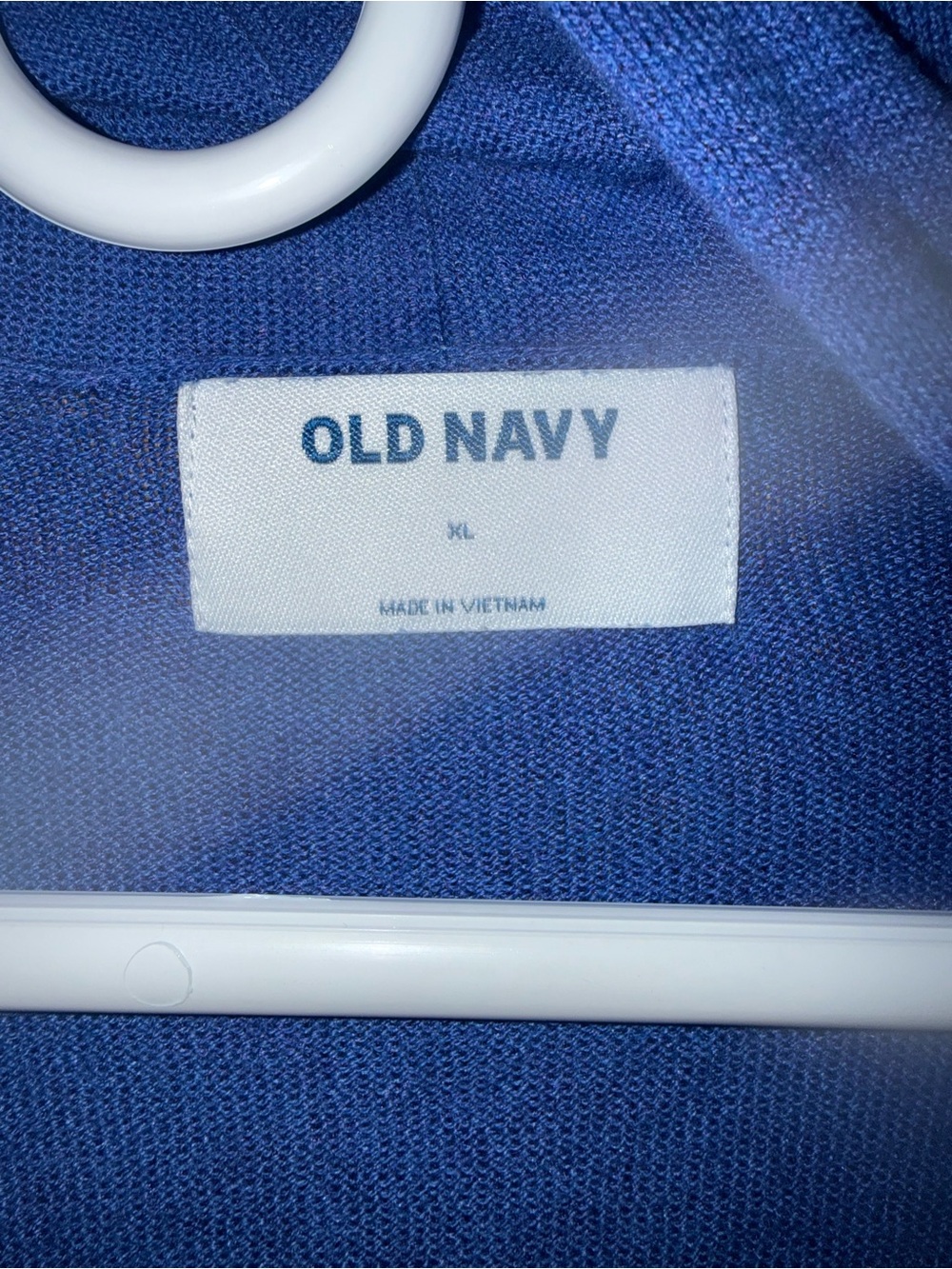 Navy Open-Front Cardigan - Picture 2 of 3